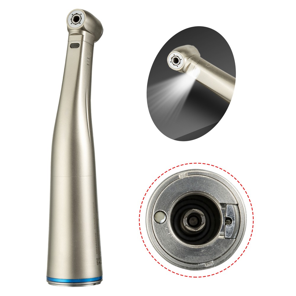 Dental 1:5 Increasing Contra Angle Optic LED Handpiece Fit NSK Electric Motor cw