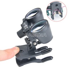 Dental Surgical Binocular Glass Medical Magnifier Loupes LED Lamp Head Light