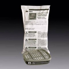 3M 6001 Organic Vapor Replacement Respirator Cartridge Filters Automotive Paint