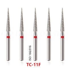 100x Brocas de fresa de diamante para dentista dental Taladro FG 1,6 mm 20 OEM
