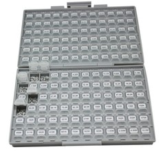 New SMD SMT 0805 1% resistor kit 0 10M ohm 144V 100pc/value 14400pcs in BOX-ALL