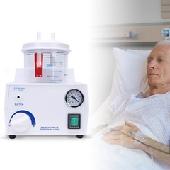 1000mL Portable Phlegm Suction Unit Emergency Medical Vacuum Aspirator Machine