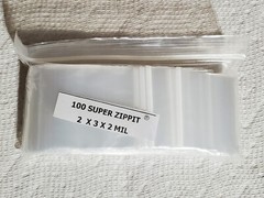 U.S Plastic R23 (48335) 2in x 3in x 2mil Clear Zipper Bags