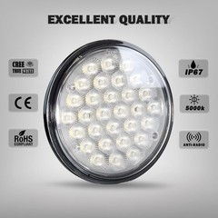 PAR46 150W LED Aircraft Light 12,000LM Flood for Aircraft Landing Off-Road