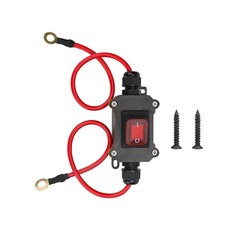 1PC Inline Cord Switch IP67 Waterproof Outdoor ON/Off Toggle Switch DC 12V-24V