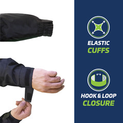 Hi-Vis Insulated Safety Bomber X Back Reflective Jacket ROAD WORK HIGH JORESTECH