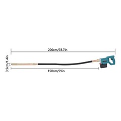 ZPN35-D Concrete Vibrating Tool Cement Vibrating Tool 2000r/min 21V W/ Battery