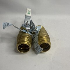 LOT OF 2 FNW # FNWX432G FULL PORT FORGED BRASS BALL VALVE 1″