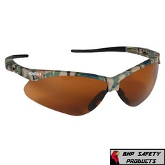 (3 PAIR) KLEENGUARD NEMESIS SAFETY GLASSES BRONZE LENS/CAMO FRAME SUNGLASS 19644