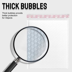 Poly Bubble Mailers 7.09*10.63″/9.84*13.39″/7.87*11.42″ Tough Dimple Design Bag