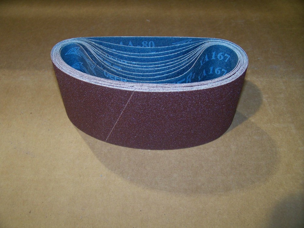 PREMIUM A/O, X-WEIGHT SANDING BELTS 3″ X 18″, 10 – PACK, 120-GRIT