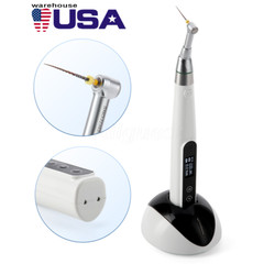 AZDENT Dental Wireless LED Endo Motor 16:1 Electric Contra Angle Handpiece USA