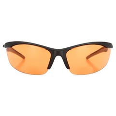 Safety Vu Bifocal Safety Glasses in Black Frame W/ Orange Tint 2.50 PC Lens