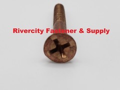 #8×1-1/2″ Silicon Bronze Flat Head Wood Screws Frearson Drive 8 x 1-1/2 #8 x 1.5