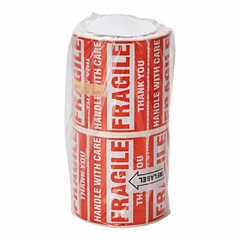 1000 Fragile Stickers 2×3 Handle with Care Thank You 500 / Roll Warning Labels