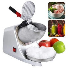 Electric Ice Shaver Machine 143 lbs/hr Snow Cone Maker Ice Crusher Shaved Ice US