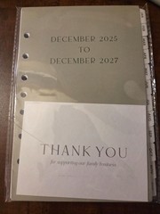 Zicoto Planner Refill Dec 2025-Dec 2027 5.5″x8.3″