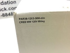Cree 36 watt PAR 38 Dimmable LED White Light Bulb