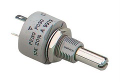 1Pc VISHAY PE30L0FR103MAB Rotary Potentiometer, 10 kohm, 1 Turns, Linear, 3
