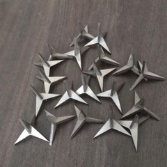 Tire Puncture Spikes Heavy Portable Duty Carbon Steel Triangle Road Spikes 50PCS