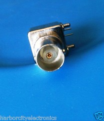 227677-1 AMP RF CONNECTOR BNC JACK R/A 50 OHM PCB MOUNT JACK