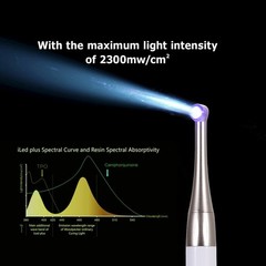 LED Dental Wireless Curing Light 1 Second Cure Lamp 2500mw/cm2 385nm-515nm