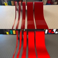 Red Reflective Tape Oralite 5700 Type 1 Engineer Grade 0.5″ 1″ 2″ 4″ 6″ Orafol