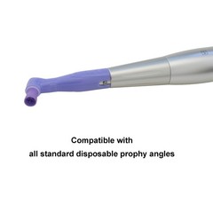 Dental Hygiene Prophy Air Motor Handpiece 3 Nose Cones 4 Holes 360 Degree Swivel