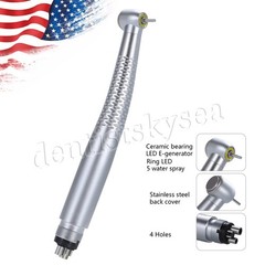 Dental E-generator Shadowless Ring LED High Speed Handpiece 4Hole SL