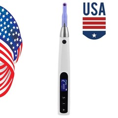 Dental Cordless Hygiene LED Prophy Polishing Handpiece 360° Swivel w/ 2pc Angles