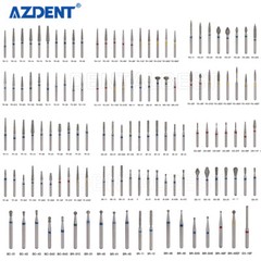 100 Types Dental FG Diamond Burs For High Speed Handpiece Friction Grip 50pcs