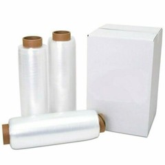 12″ x 1500′ 80 Gauge 4 Rolls Pallet Wrap Stretch Film Hand Shrink Wrap 1500FT