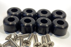 5/8″ DIA Silicone Rubber Bumpers Black White Clear Brown Orange HIGH QUALITY