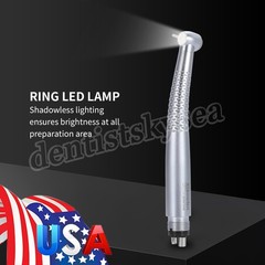 Dental E-generator Shadowless Ring LED High Speed Handpiece 4Hole SL