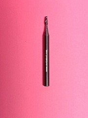 CARBIDE BALL NOSE END MILL 1/16″ DIAMETER 3/16″ LOC 1/8″ SHANK 2 FLUTE 1.5″ OAL