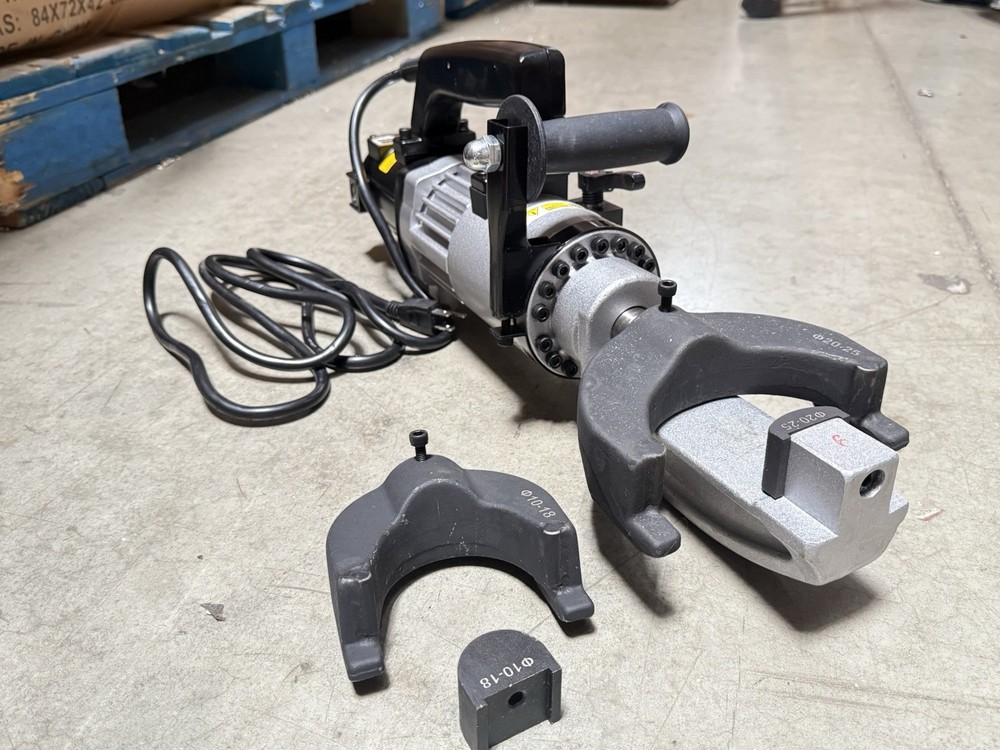 Handheld 1″ Electric Hydraulic Rebar Bender 10-25mm Bending 3/8 – 1” 1500W 110V