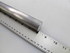 1-1/16″ ALUMINUM 6061 ROUND ROD 8″ long Solid T6511 Extruded Lathe Bar Stock