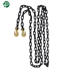 G80 Transport Binder Chain 1/4″ × 14 Ft | Tow Chain with Clevis Grab Hooks