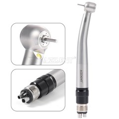 AZDENT Dental LED E-generator High Speed Handpiece With 4 Hole Quick Coupler