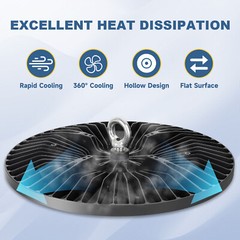 8 Pack 200W UFO Led High Bay Light Industrial Commercial Factory Warehouse Light