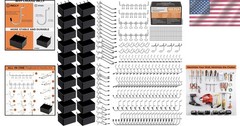 320PCS Pegboard Organizer Kit with 20 Bins