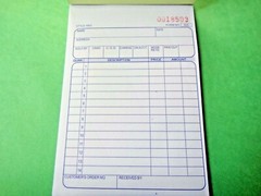 New Sales Order Book Receipt Invoice Duplicate 50 sets Form Carbonless US Seller