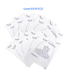 Dental Orthodontic TMA Beta Ti-Mo Arch Wires Ovoid Rectangular 1pc/pack