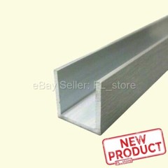 8 Feet Aluminum Channel 1″ Leg x 1″ Base Width x 3/4″ Inside x 1/8″ Thick NEW