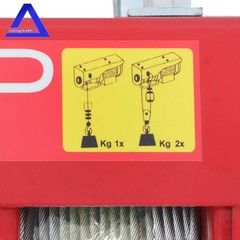 Electric Hoist, 1320 lbs 110V with 328 ft Wireless & 14 ft Wired Remote Control