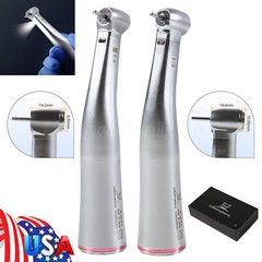 Dental 1:5 Increasing Handpiece LED Contra Angle Mini /Standard Head Fit for NSK