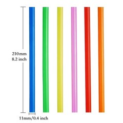 100 Count (Pack of 1), Red, yellow, blue, green, pink orange（ random color）