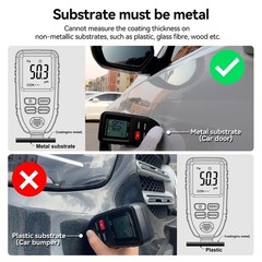 Car Coating Thickness Meter for Used Car Buyers Paint Gauge Check Metal Surfaces