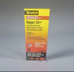 10 Rolls I Scotch 3M Super 33+ Vinyl Electrical Tape 06133 I 52FT I BLACK