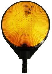 New LED Amber Flashing Light with Built-In Flashing Unit